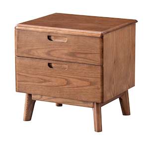 Bedside Tables: Solid ash wood bed side table #17115, 2 colors available now
