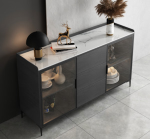 Dining Cabinets Buffets: #T10 Sintered Stone Dining Buffet , 2 sizes available now