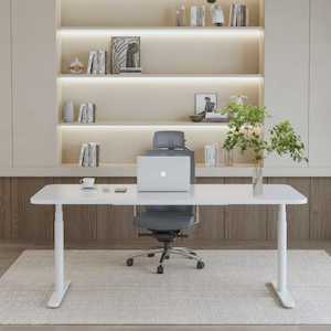 Standing Desk | Height Adjustable Desk - White, Clearance sale