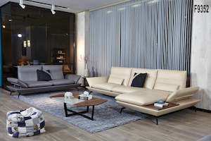 Sofas: Premium quality Italian Leather Lounge Suite #9352 in stock , 20% off now