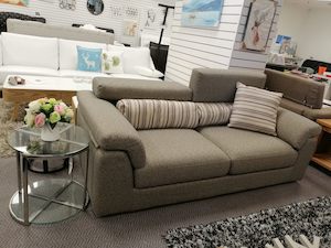 High Quality Feather Cushion #9162 Fabric Sofa.3 seater available now.