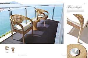 Outdoor Dining: Teatime-1 3pc PE Rattan outdoor Set