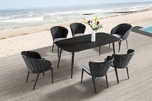 Outdoor Dining: Morden Design  Aluminum outdoor dining table only #2006