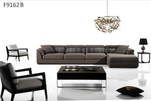 Sofas Pre Order: High Quality Feather Cushion #9162 Fabric Sofa. 3pcs By ORDER