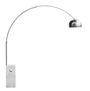 Arco floor lamp with Natural marble base, 2 color available now
