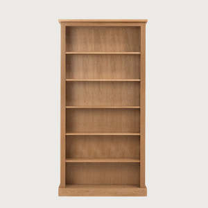 Bookcases: High Quality Solid Oak bookcase 195cmH, 2 colors