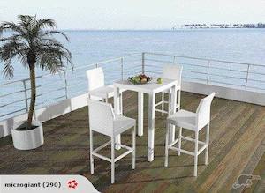Outdoor Dining Pre Order: Enjoy 5pcs Outdoor Rattan Bar Set
