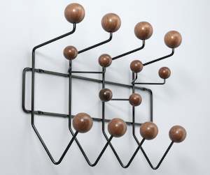 Misc: Hang it wall racker - solid wood walnut