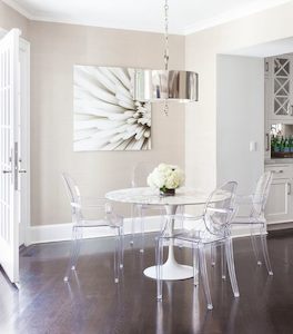 Featured Collection: Marble Round Tulip Dining Table - White - 110cm Diameter