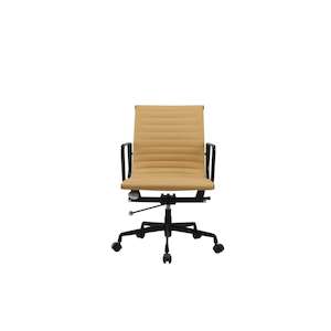 Replica  Eames office chair Genuine Leathe Beige color *Special*