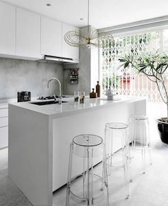 Barstools: Ghost bar stool, 2 sizes, clear color available now