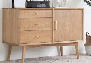 *MG* mordern design solid oak cabinet 3+1