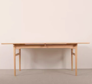 Dining Hall: *MG*  Solid Oak  Hans Wegner Dining table 2 sizes available now
