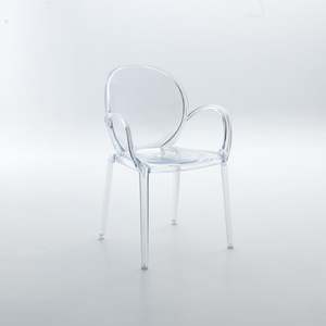 *MG*Ghost Rosy Transparent Clear Arm chair by order