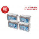 4X 2025 Platinum Lead Acid AGM + GEL 2.0 115Ah 140Ah 12V Deep Cycle Battery