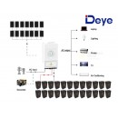6160W Deye 5000W 48V Off-Grid Solar House Kit with Narada Carbon Battery