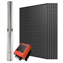 Products: 4” Solar Submersible Pump Kit 2200W – Max Head 230m with 6 × 450W Solar Panels