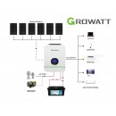 Growatt 2640W 24V 3KW Off Grid Solar Kit with Lithium Battery