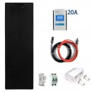 NEW - HPBC 200W Flexible Solar Panel with EPEVER 20A MPPT Controller Package