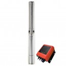 4” Solar Submersible Pump 2200W – Max Head 230m Stainless Steel Deep Well Pump