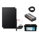 2024 Latest 5160WH 24V 2KW Off Grid LiFePO4 Lithium Battery Solar Kit