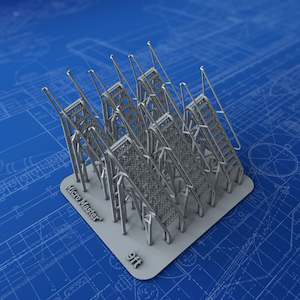 1/128 Royal Navy 9ft Deck Ladders x6