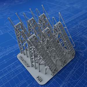 Deck Accessories: 1/128 Royal Navy 12ft Deck Ladders x6