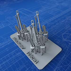 Royal Navy Anchors: 1/350 Royal Navy Wasteney Smith 128cwt Anchors x3 & (HMS Dreadnought)