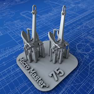 Royal Navy Anchors: 1/400 Royal Navy Byers Stockless 75cwt Anchors (Dido & Leander Class Cruisers) x2