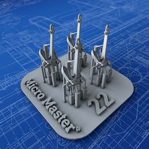 1/400 Royal Navy Byers Stockless 22cwt Anchors (Castle, Flowers & Hunt Class) x4