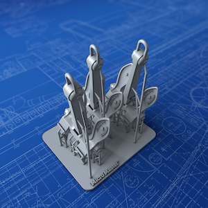 1/150 Royal Navy Byers Stockless 180cwt Anchors (KGV Class Battleships) x3