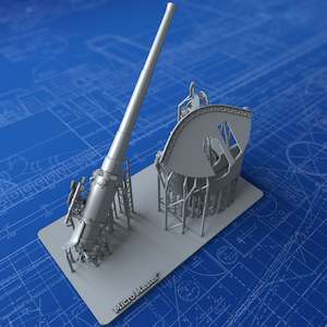 1/100 Regia Marina Littorio Class 120mm (4.7”) Model 1893 x1