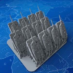 Armour: 1/600 Scale Modern German Leopard 2 Revolution Main Battle Tanks x12