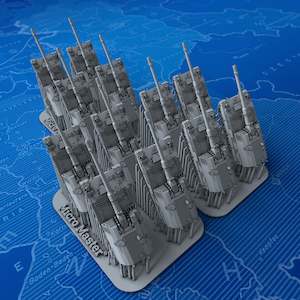 1/700 Scale Modern German Panzerhaubitze 2000 Self-Propelled x12