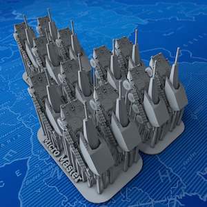 1/600 Scale Modern Italian B1 Centauro 155/39LW Self-Propelled Howitzers x12