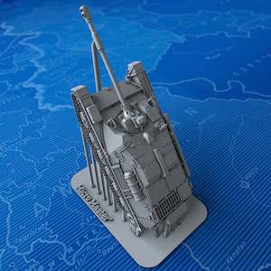 Post Ww2 Armour: 1/160 (N Scale) Modern Russian ASU-85 Airborne Self Propelled Mount x1