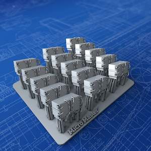 1/192 Royal Navy 40mm Bofors Ready Use Lockers x15