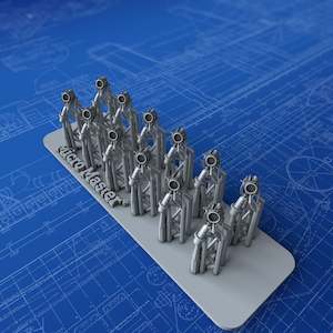 1/600 Royal Navy 18" Searchlight Projectors x12