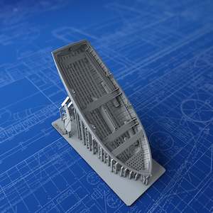 Royal Navy Ships Boats: 1/72 Royal Navy 16ft Sailing Dinghy (Drifter Type)