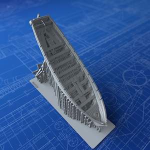 Royal Navy Ships Boats: 1/128 Royal Navy 42ft Motor Launch x1