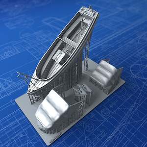 Royal Navy Ships Boats: 1/96 Royal Navy 20ft Motor Boat (Closed Canopy) V & W Class Destroyers