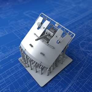 Royal Navy Coastal Patrol Boats: 1/72 Royal Navy 3-pdr 1.85”/40 (47 mm) MKV Mounting