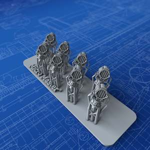 1/700 Royal Navy WW1 36" Searchlights x8