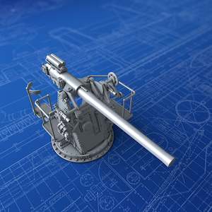 Royal Allied Navies: 1/72 Royal Navy 4"/45 (10.2cm) QF MKV H/A MKIII Mounting