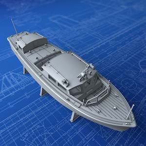 Royal Allied Navies: 1/72 Royal Navy 35ft Fast Motor Boat
