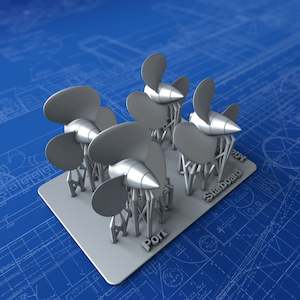 Royal Deck Accessories: 1/350 Royal Navy Renown Class Battlecruiser Propellers x4