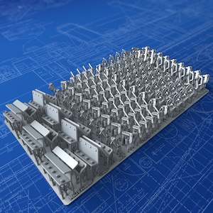 1/24 Royal Navy 20mm Oerlikon Ready Use Locker Fittings