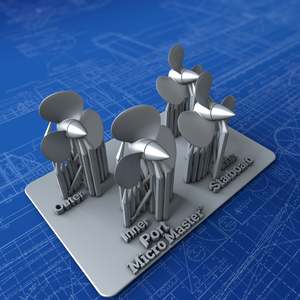 1/350 Royal Navy Royal Sovereign Class Battleship Propellers x4