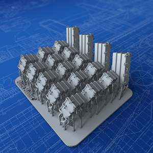 Royal Allied Navies: 1/128 Royal Navy Tribal Class 4.7" Ready Use Lockers x19 (2 Sizes)