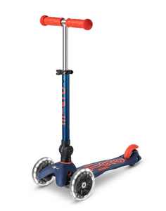 Mini Micro Deluxe LED Foldable 3 Wheel Scooter